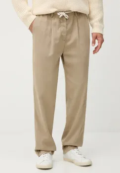 Pepe Jeans pantaloni barbatesc, culoare bej, drept, PM2100005 imagine