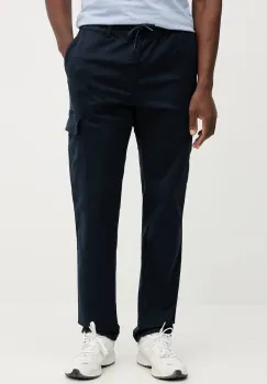 Pepe Jeans pantaloni barbati, culoarea bleumarin, cu croiala cargo PM211725 imagine