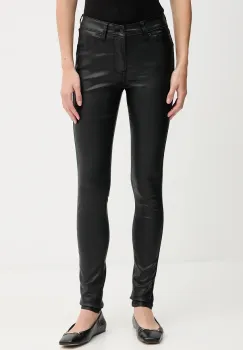 Pepe Jeans pantaloni culoarea negru, mulata, high waist, PL20472889OA imagine