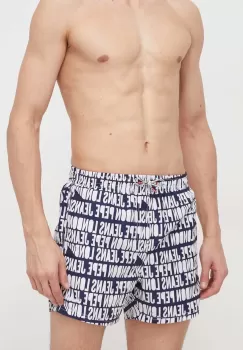 Pepe Jeans pantaloni scurti de baie culoarea albastru marin imagine