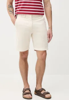 Pepe Jeans pantaloni scurti REGULAR CHINO SHORT barbati, culoarea bej, PM801181 imagine