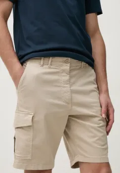 Pepe Jeans pantaloni scurti SEASONAL CARGO SHORT barbati, culoarea bej, PM801179 imagine