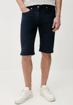 Pepe Jeans pantaloni scurti SLIM GYMDIGO SHORT barbati, culoarea albastru marin, PM801075YH6 imagine