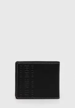 Pepe Jeans portofel de piele Arnold barbati, culoarea negru imagine