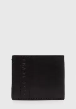 Pepe Jeans portofel de piele barbati, culoarea negru imagine