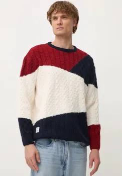 Pepe Jeans pulover COURT barbati, culoarea bej, PM702475 imagine