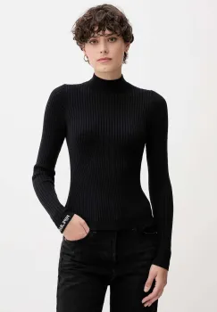 Pepe Jeans pulover culoarea negru, light, cu turtleneck, PL7000026 imagine