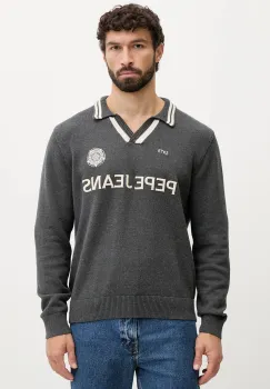 Pepe Jeans pulover de bumbac culoarea gri, PM7000020 imagine