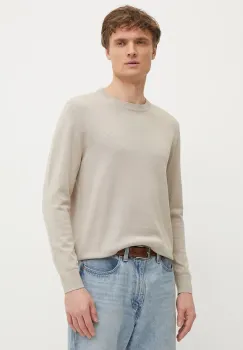 Pepe Jeans pulover de bumbac ESSENTIAL COTTON SWEATER barbati, culoarea bej, light, PM702512 imagine