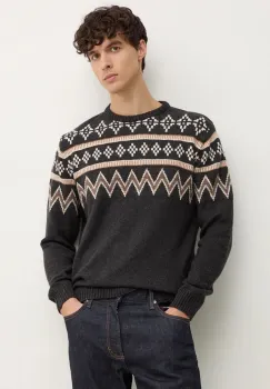 Pepe Jeans pulover din amestec de lana CHRISTOPHER barbati, culoarea gri, calduros, PM702460 imagine