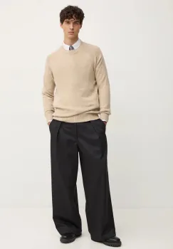 Pepe Jeans pulover din amestec de lana CRED barbati, culoarea bej, light, PM702480 imagine