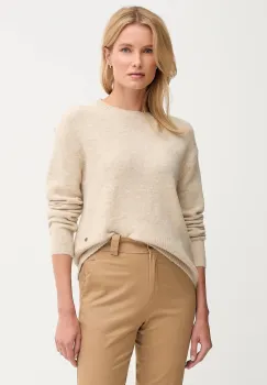 Pepe Jeans pulover din amestec de lana culoarea bej, PL7000031 imagine