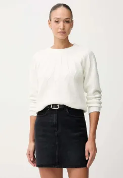 Pepe Jeans pulover din amestec de lana culoarea bej, PL7000061 imagine