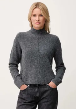 Pepe Jeans pulover din amestec de lana culoarea gri, cu turtleneck, PL7000032 imagine