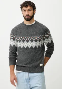 Pepe Jeans pulover din amestec de lana culoarea gri, PM7000024 imagine