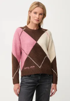 Pepe Jeans pulover din amestec de lana culoarea maro, calduros, PL7000037 imagine
