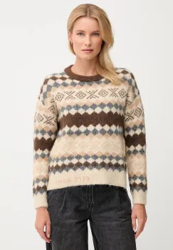 Pepe Jeans pulover din amestec de lana culoarea maro, calduros, PL7000039 imagine