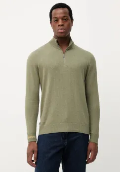 Pepe Jeans pulover din amestec de lana culoarea verde, light, cu turtleneck, PM7000012 imagine