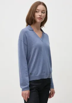 Pepe Jeans pulover din amestec de lana ISELA POLO femei, light, PL702222 imagine