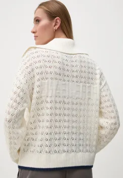 Pepe Jeans pulover IVA femei, culoarea bej, light, PL702165 imagine