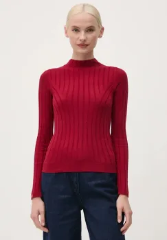 Pepe Jeans pulover IZABEL TURTLENECK femei, culoarea rosu, PL702224 imagine