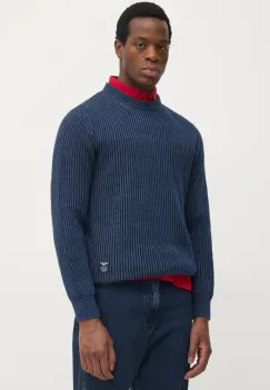 Pepe Jeans pulover LAWSON CREW NECK barbati, culoarea albastru marin, PM702496 imagine
