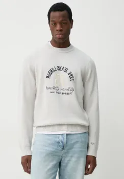 Pepe Jeans pulover LIONEL barbati, culoarea gri, PM702516 imagine