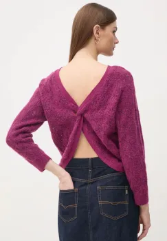 Pepe Jeans pulover NOVA femei, culoarea roz, light, PL702239 imagine