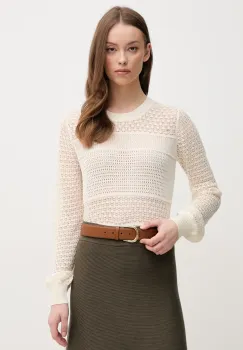 Pepe Jeans pulover PAX femei, culoarea bej, light, PL702289 imagine