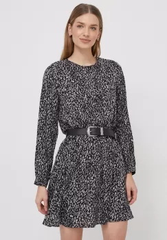 Pepe Jeans rochie AZALEA culoarea negru, mini, evazati imagine