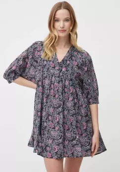 Pepe Jeans rochie DARCY culoarea gri, mini, evazati, PL953488 imagine