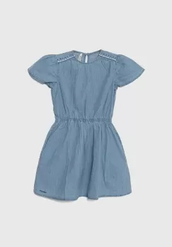 Pepe Jeans rochie din denim pentru copii QUINCY mini, evazati imagine