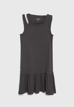 Pepe Jeans rochie fete ROMINA culoarea gri, mini, evazati imagine