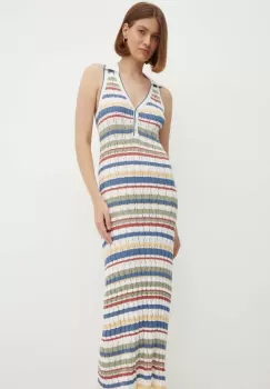 Pepe Jeans rochie IRIS DRESS maxi, mulata, PL953573 imagine