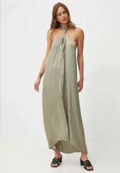 Pepe Jeans rochie LILIANA culoarea verde, midi, evazati, PL953578 imagine