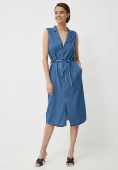 Pepe Jeans rochie MAGGIE midi, drept, PL953512 imagine