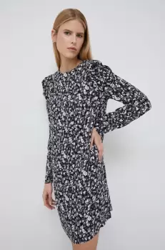 Pepe Jeans rochie Marlene Print culoarea negru, mini, drept imagine