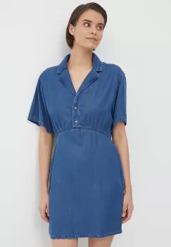 Pepe Jeans rochie mini, evazati imagine