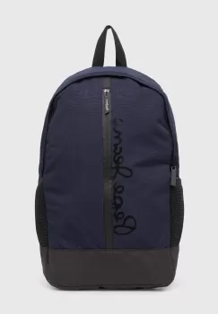 Pepe Jeans rucsac barbati, culoarea albastru marin, mare, cu imprimeu imagine