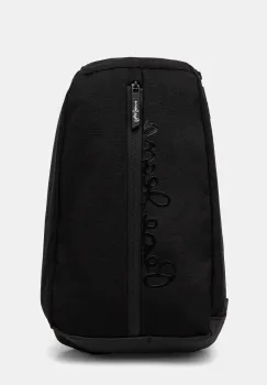 Pepe Jeans rucsac JARED CORE culoarea negru, mic, neted, PM030877 imagine