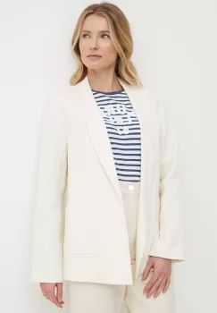 Pepe Jeans sacou de in MIRKA culoarea bej, desfacut, neted, PL402377 imagine