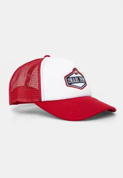 Pepe Jeans sapca MALTON CAP culoarea rosu, cu imprimeu, PM040568 imagine