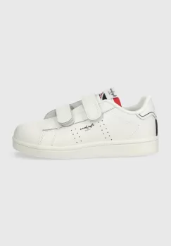 Pepe Jeans tenisi din piele copii PLAYER BASIC BK culoarea alb imagine