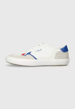 Pepe Jeans tenisi PMS31038 barbati, culoarea alb, TRAVIS BRIT M imagine