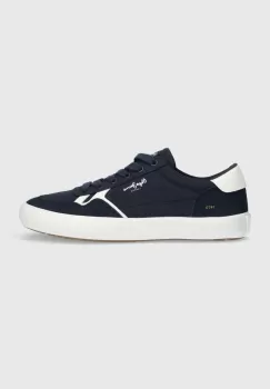 Pepe Jeans tenisi PMS31038 barbati, culoarea albastru marin, TRAVIS BRIT M imagine