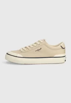 Pepe Jeans tenisi PMS31044 barbati, culoarea bej, BEN BASIC imagine