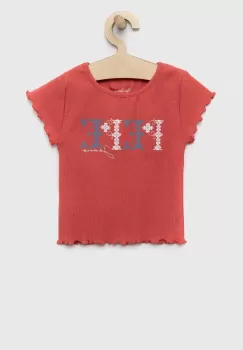 Pepe Jeans tricou copii PJL GJ Non-denim culoarea rosu imagine