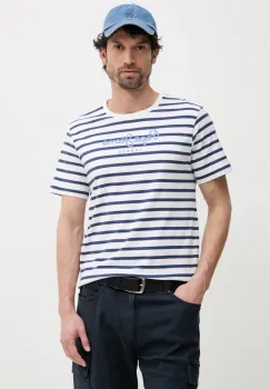 Pepe Jeans tricou din bumbac barbati, culoarea alb, modelator imagine