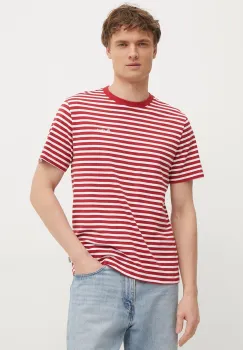 Pepe Jeans tricou din bumbac barbati, culoarea portocaliu, modelator imagine