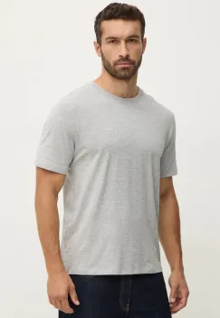 Pepe Jeans tricou din bumbac Connor barbati, culoarea gri, neted, PM509206 imagine